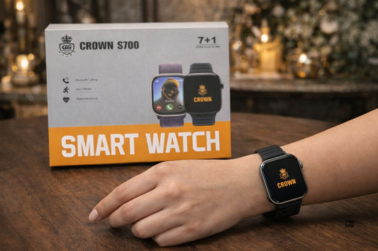 Crown S700 7-in-1 Smart Watch – Latest Model