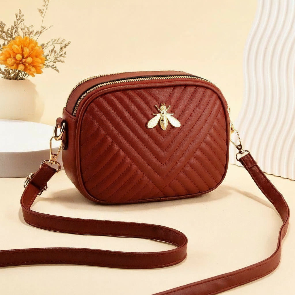 New Style 3 Pocket Crossbody Bag – Premium Quality & Trendy Design