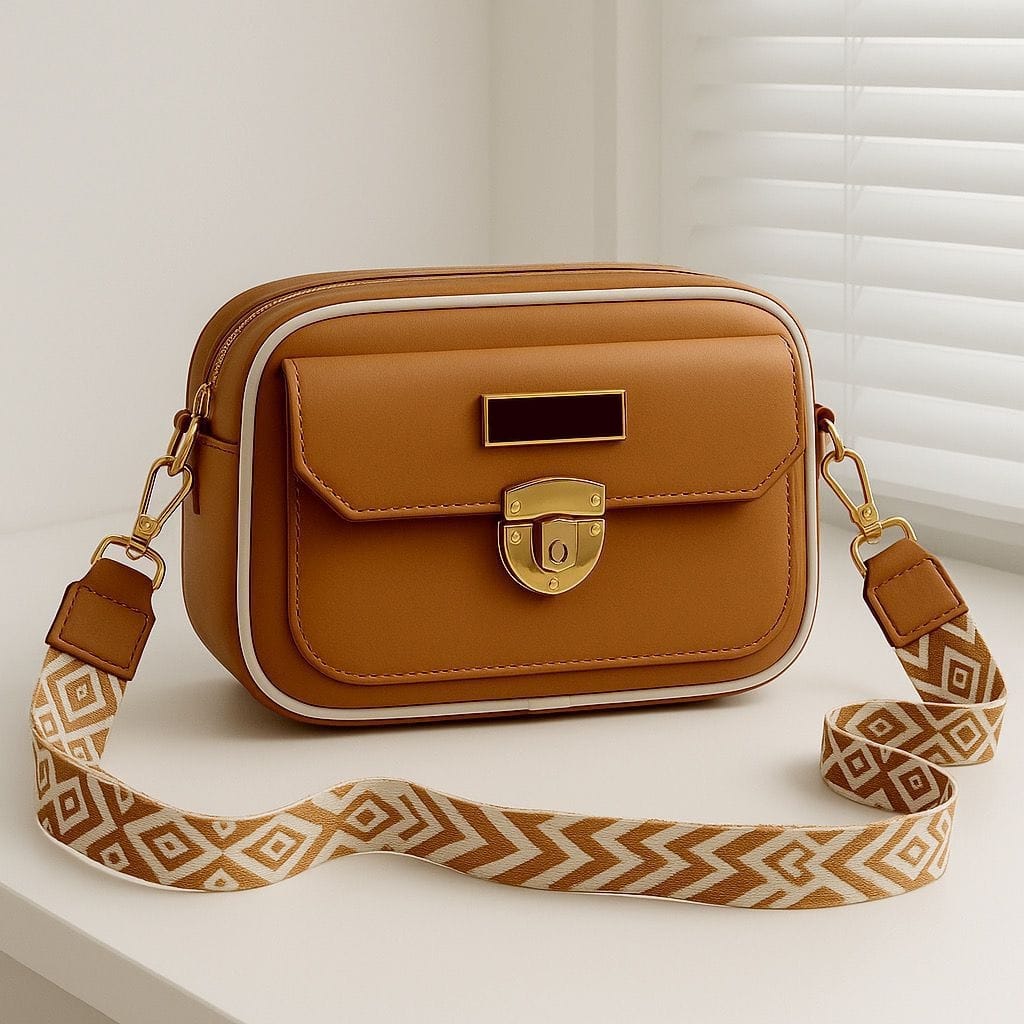 🛍️ Premium Leather Handbag & Crossbody for Women – Perfect for Office & Daily Use