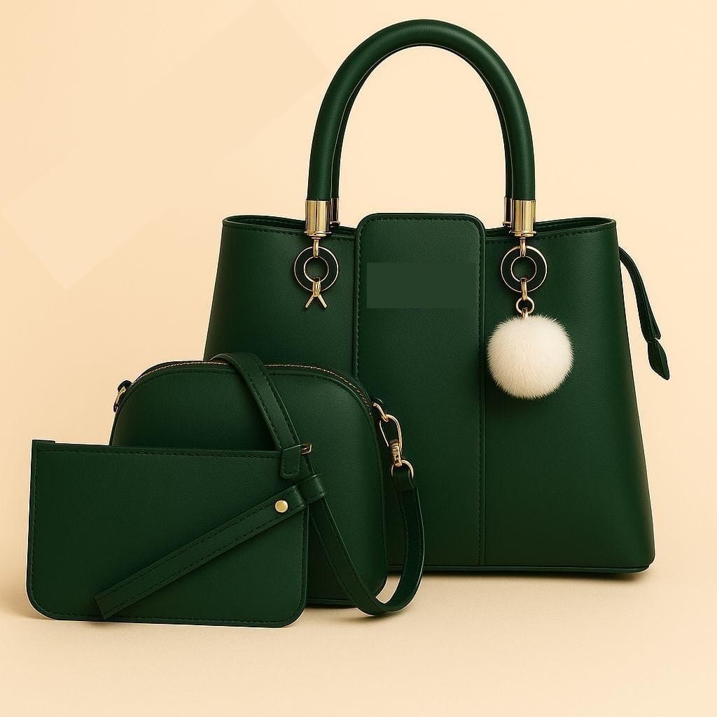 Premium Quality 3-Piece Shoulder Bag Set 🔥