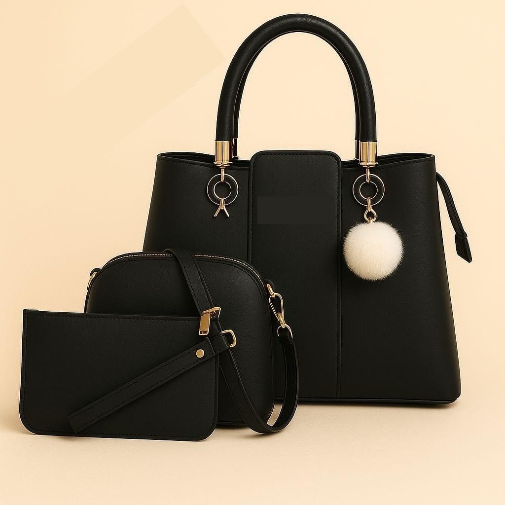 Premium Quality 3-Piece Shoulder Bag Set 🔥