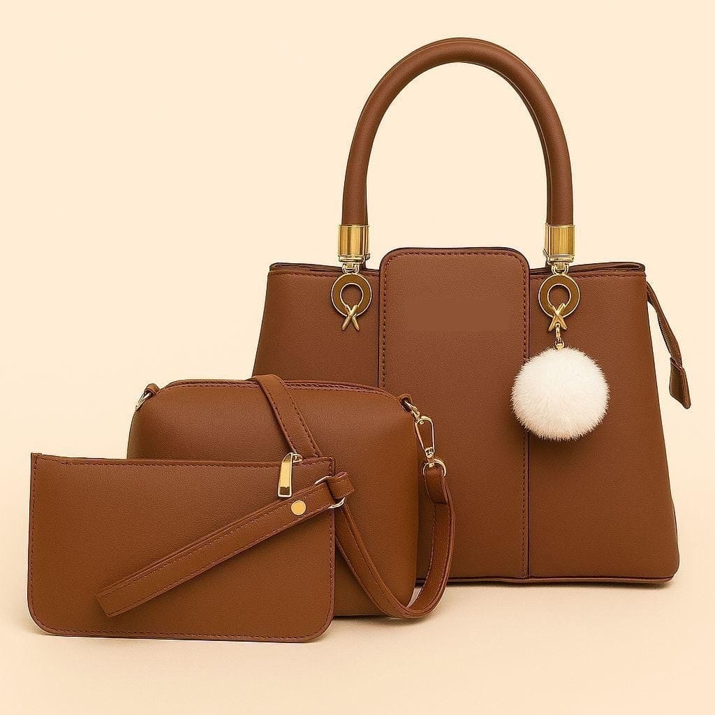 Premium Quality 3-Piece Shoulder Bag Set 🔥