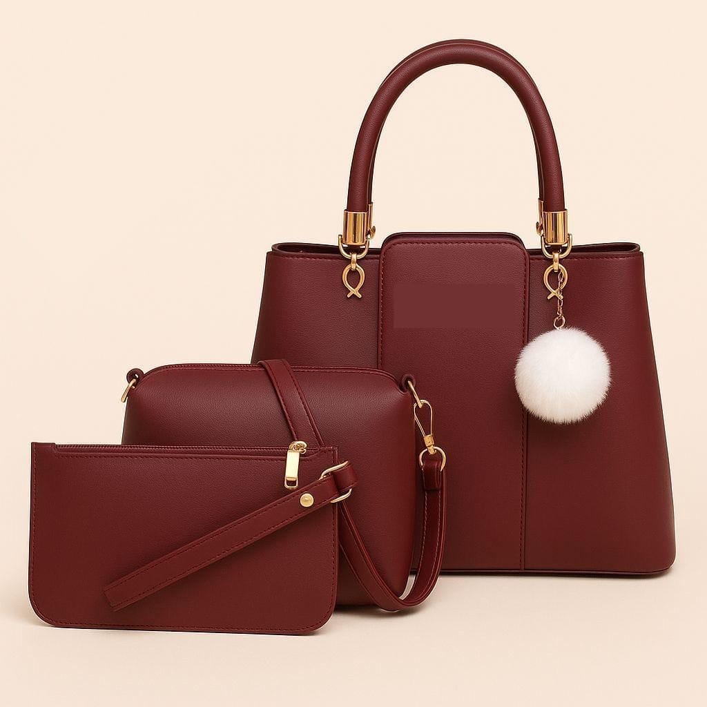 Premium Quality 3-Piece Shoulder Bag Set 🔥