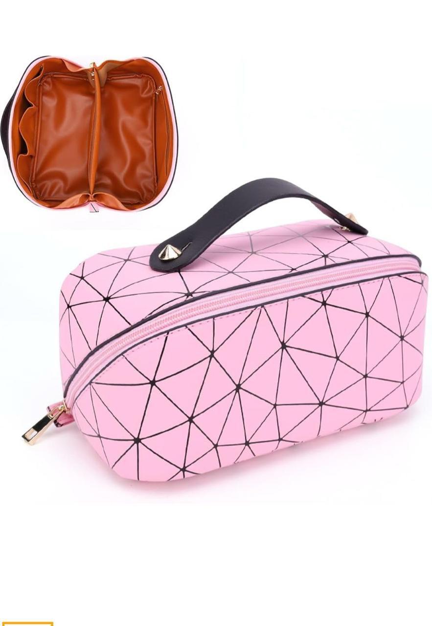 Multi-Color PU Leather Makeup & Travel Organizer