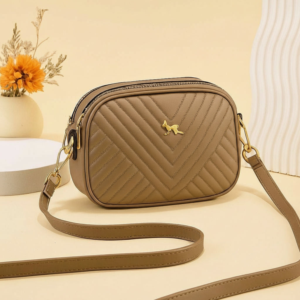 New Style 3 Pocket Crossbody Bag – Premium Quality & Trendy Design