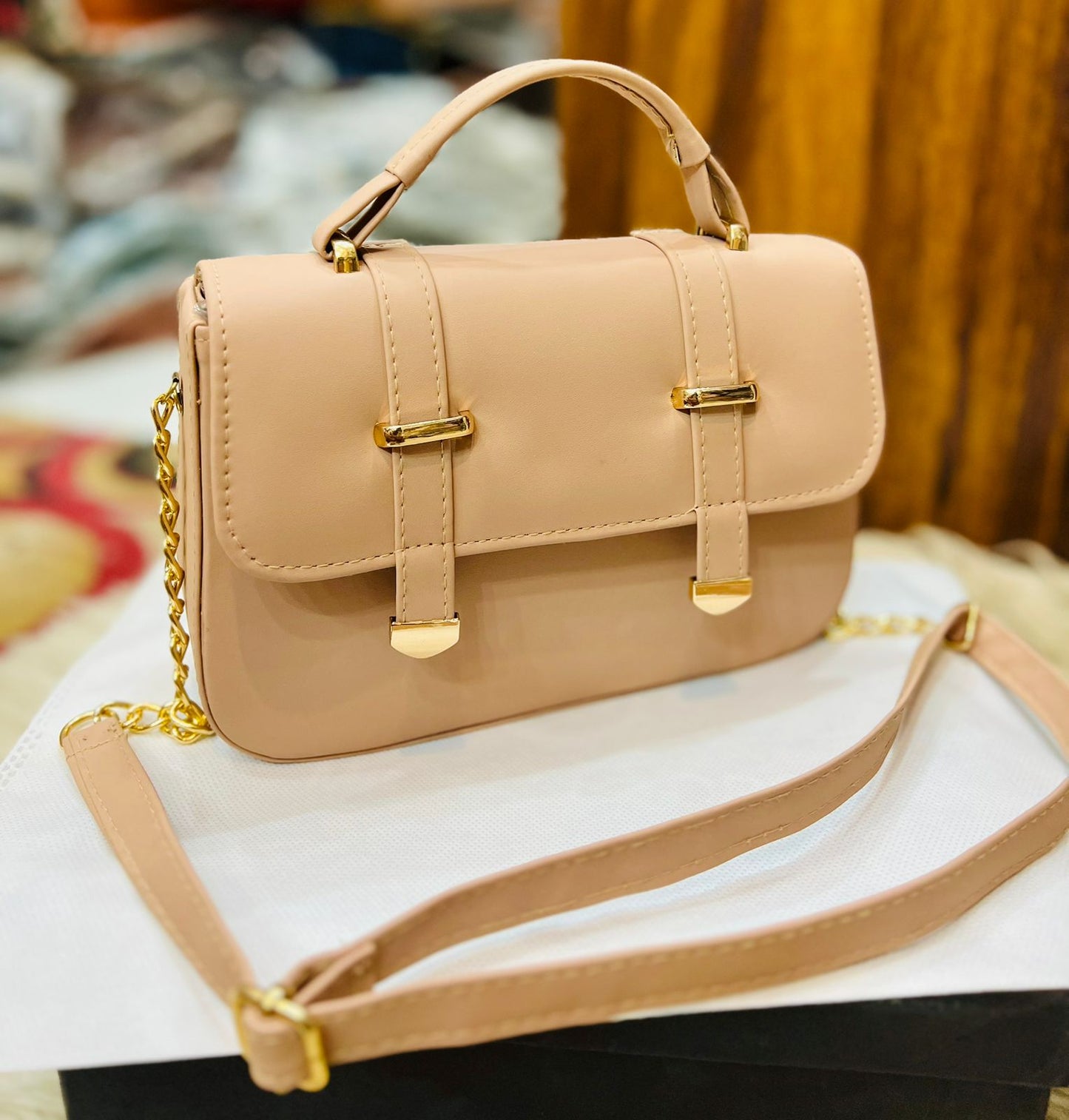 Women's Stylish Crossbody Bag with Adjustable Long Strap – New Arrival Luxury Design + Dust Bag Included