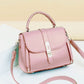 Girls’ Soft Leather Crossbody Bag – Medium Size, Long Strap, Mobile-Friendly, 8 Colors | New Arrival