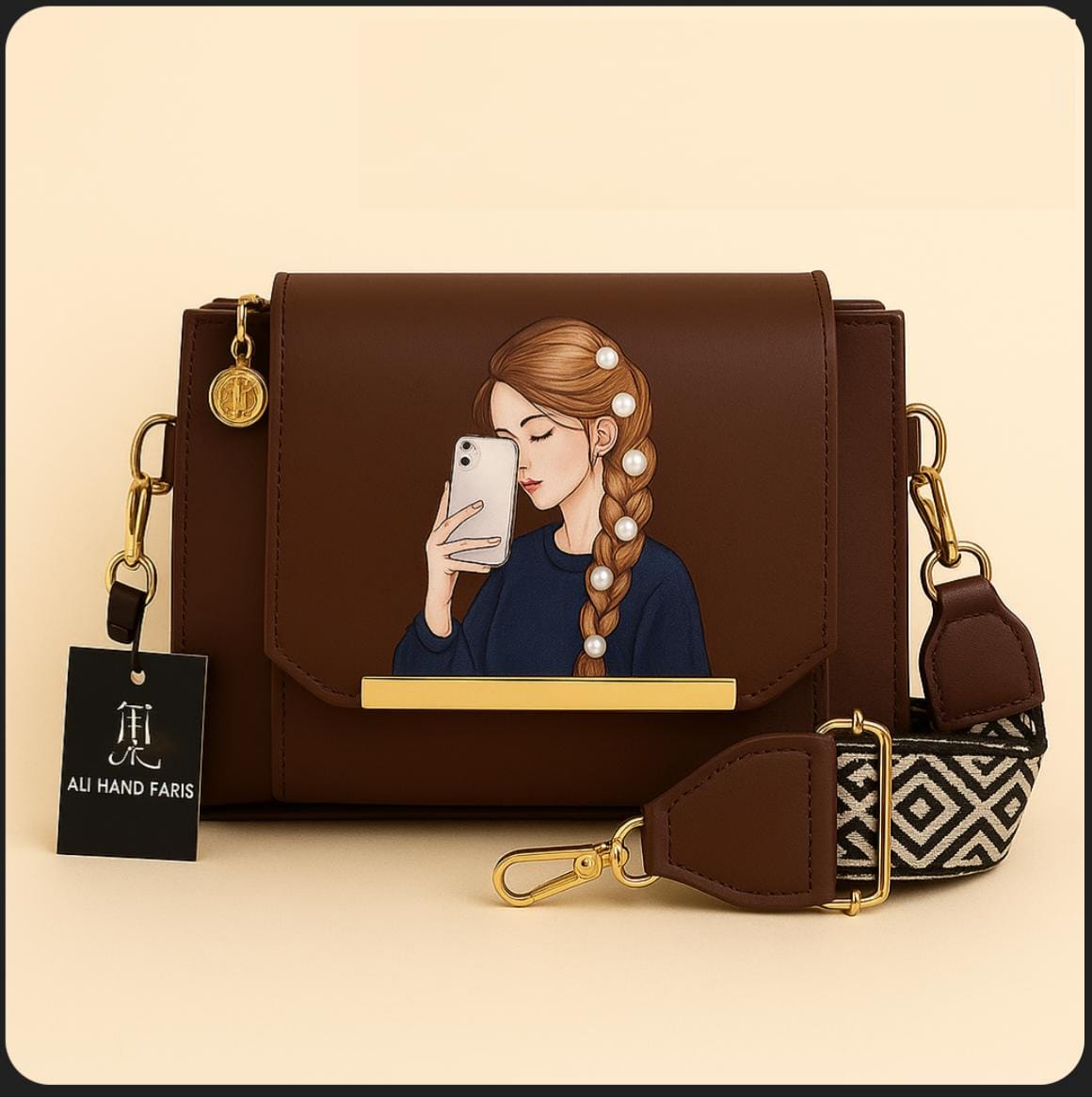 Stylish 3-Zipper Crossbody Bag – Premium Textured Finish, Multi-Compartment Design & Detachable Strap (5 Trendy Colors)