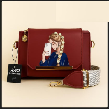 Stylish 3-Zipper Crossbody Bag – Premium Textured Finish, Multi-Compartment Design & Detachable Strap (5 Trendy Colors)