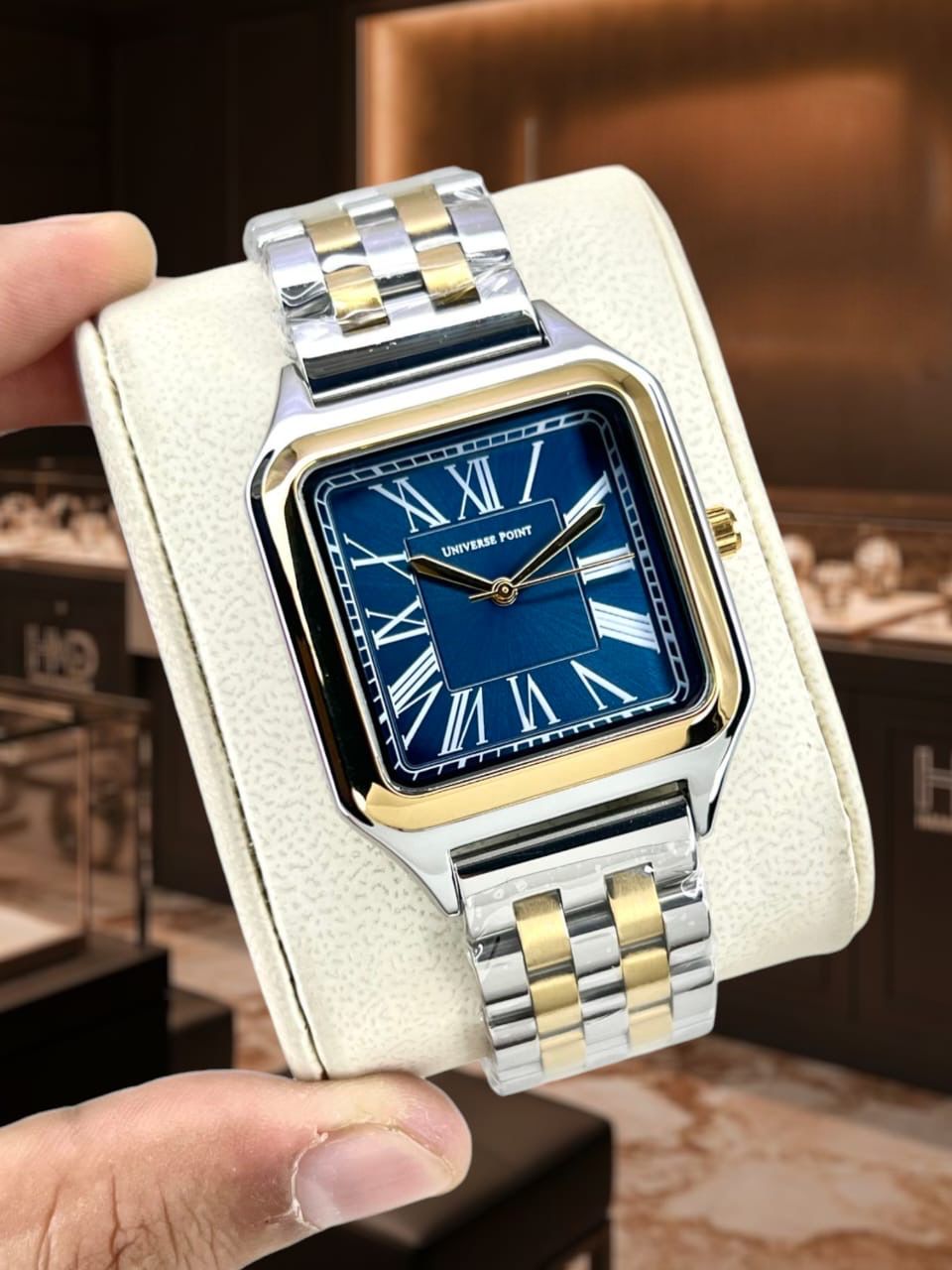 Universe Point Original Gents Watch | Solid Steel Chain | Butterfly Lock | Water Resistant | Trendy Style