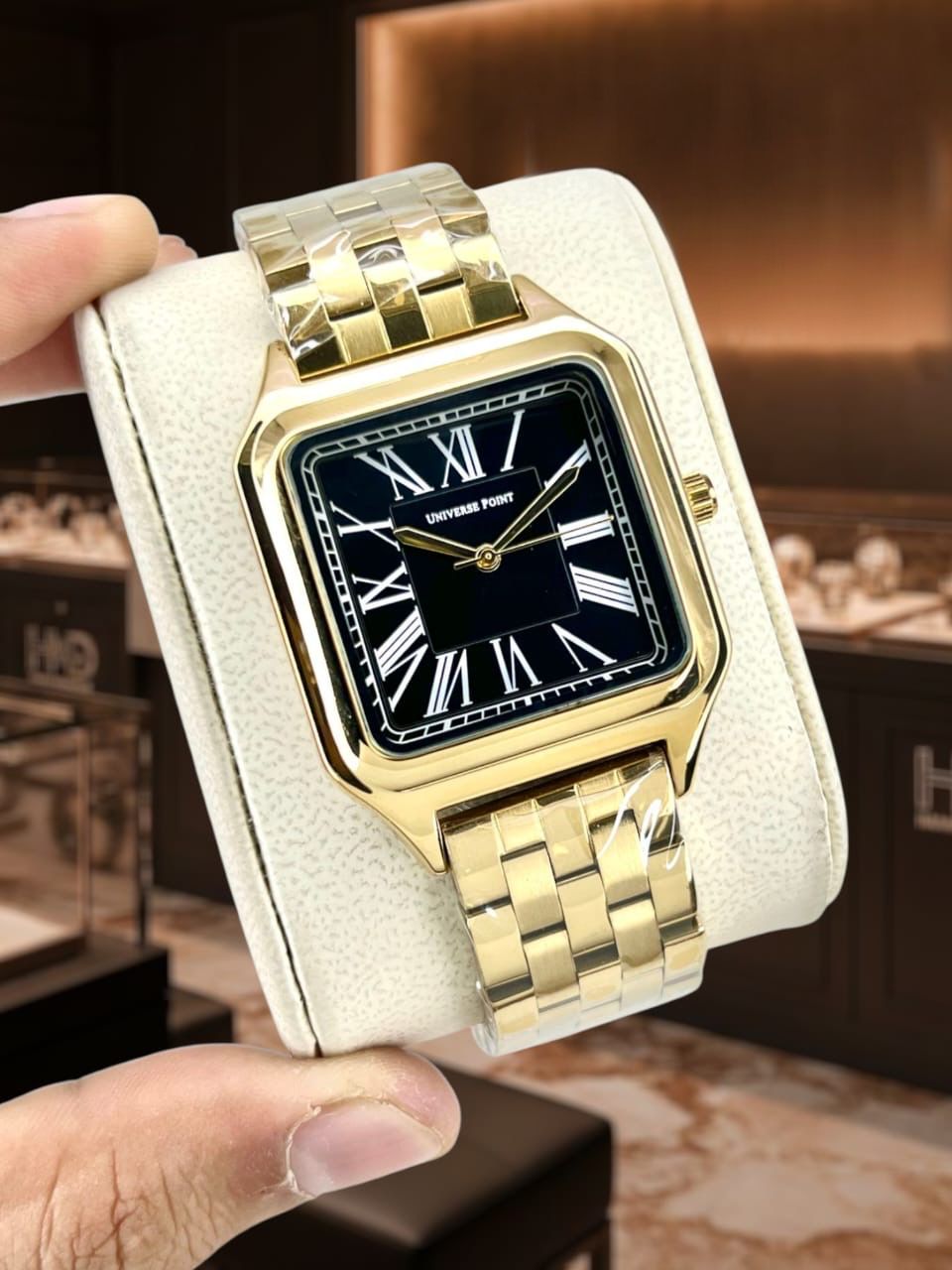 Universe Point Original Gents Watch | Solid Steel Chain | Butterfly Lock | Water Resistant | Trendy Style