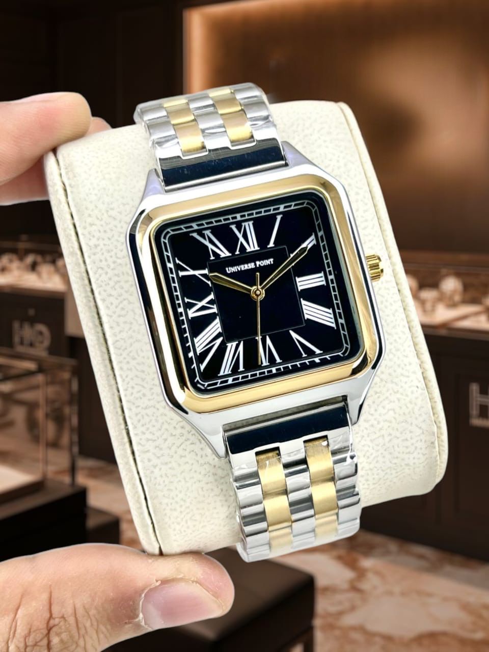 Universe Point Original Gents Watch | Solid Steel Chain | Butterfly Lock | Water Resistant | Trendy Style