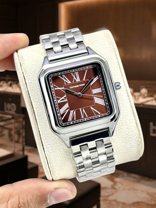 Universe Point Original Gents Watch | Solid Steel Chain | Butterfly Lock | Water Resistant | Trendy Style