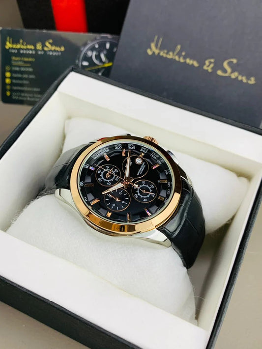 Tissot 1853 Chronograph Gents Watch | Leather Strap | Premium Quality | All Dials Working