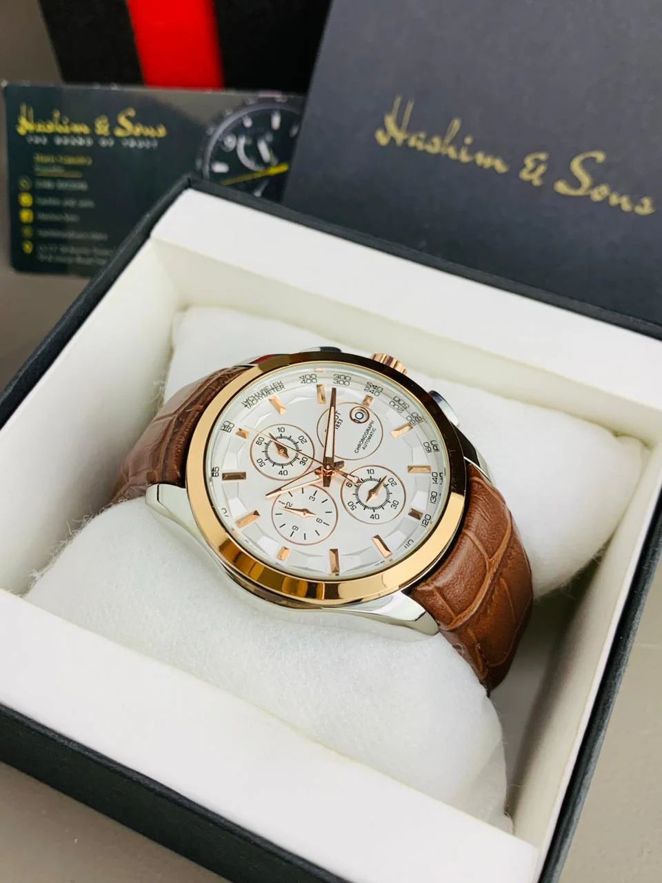 Tissot 1853 Chronograph Gents Watch | Leather Strap | Premium Quality | All Dials Working