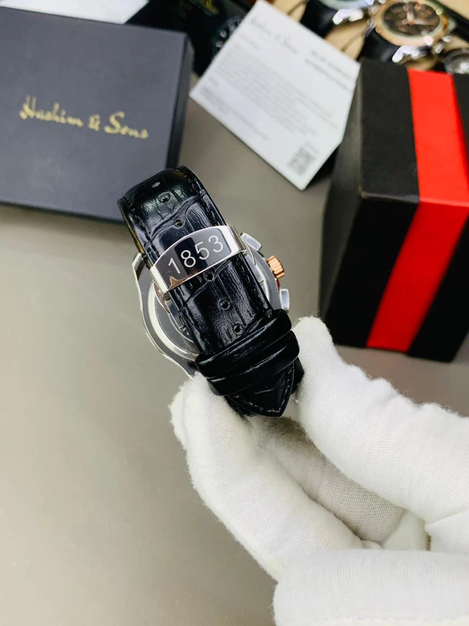 Tissot 1853 Chronograph Gents Watch | Leather Strap | Premium Quality | All Dials Working