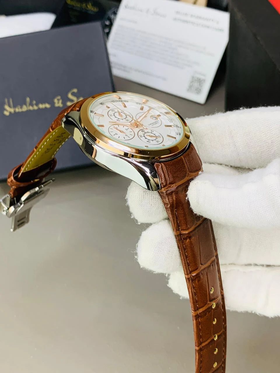 Tissot 1853 Chronograph Gents Watch | Leather Strap | Premium Quality | All Dials Working