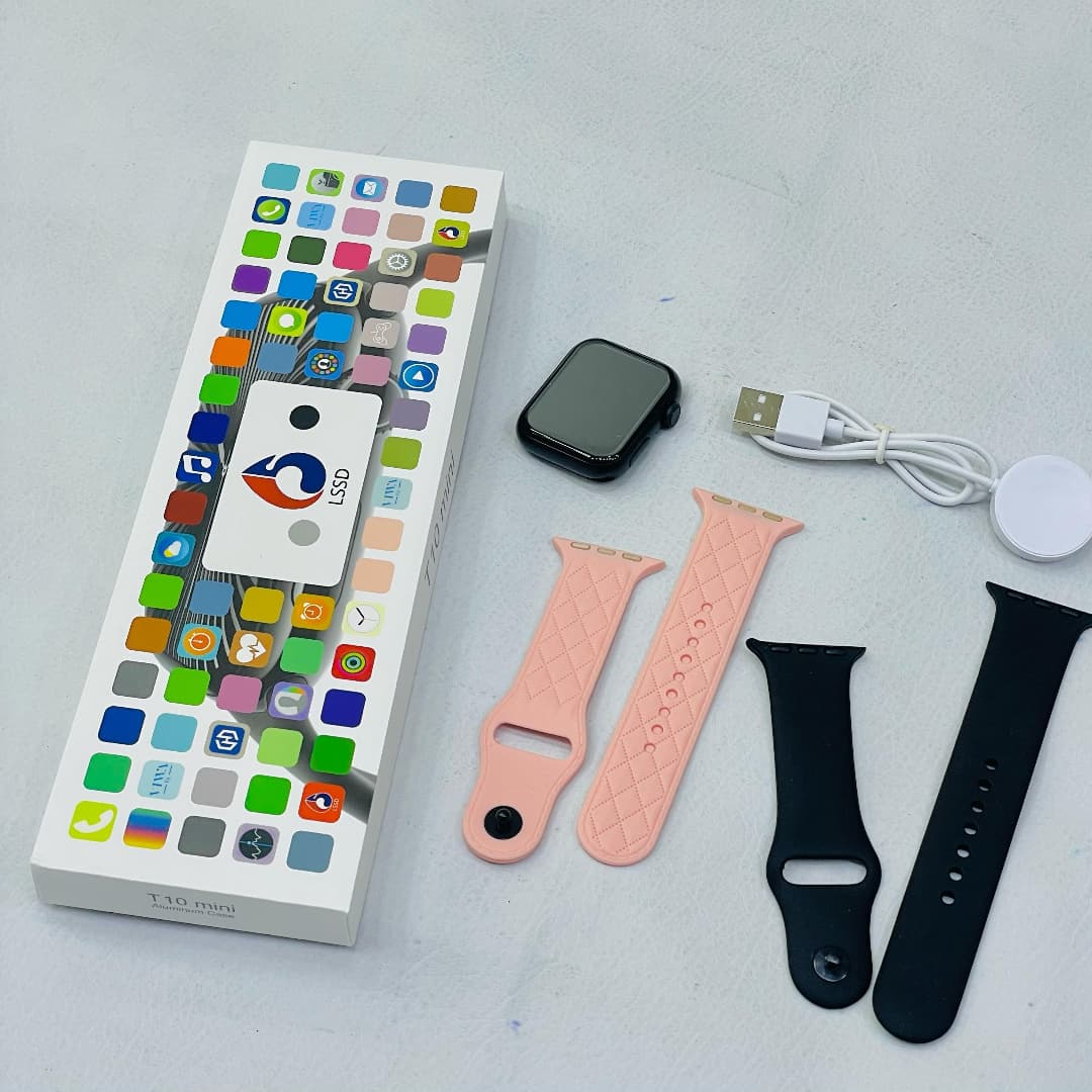 T10 Mini Series 10 Smart Watch – Bluetooth, Dual Straps