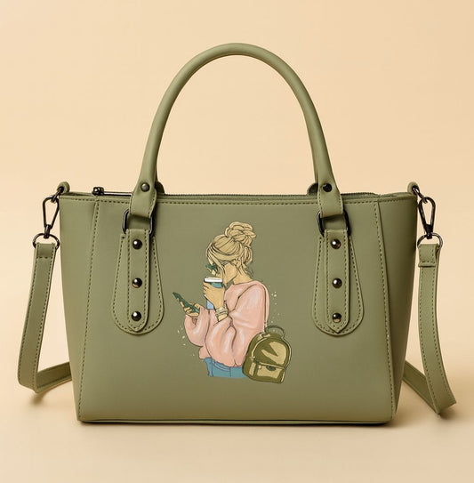 Premium Crossbody Shoulder Bag for Girls | Stylish Daily Use Handbag (10 Colors)