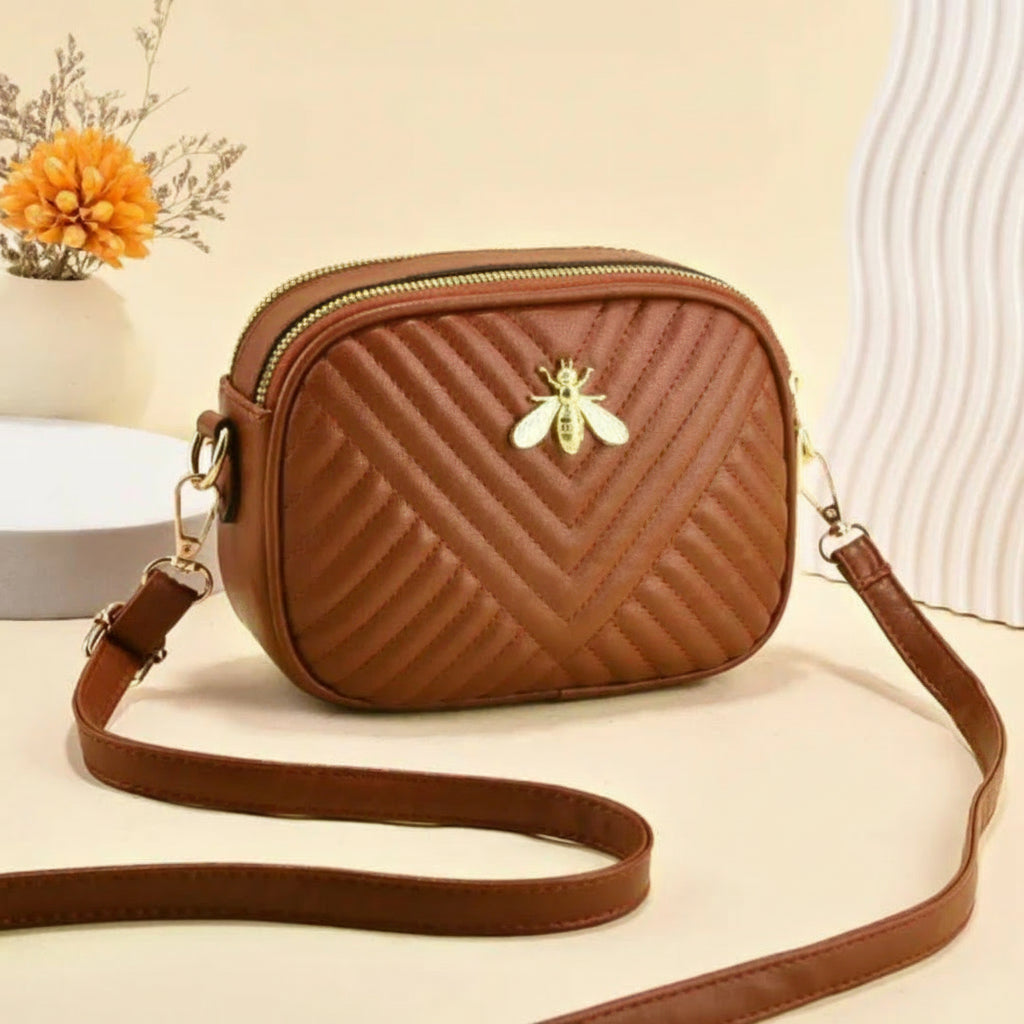 New Style 3 Pocket Crossbody Bag – Premium Quality & Trendy Design