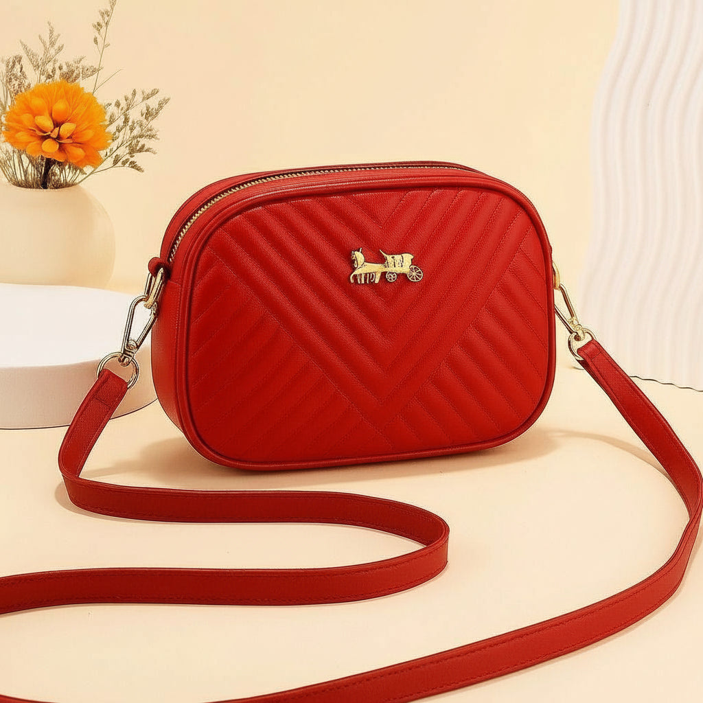 New Style 3 Pocket Crossbody Bag – Premium Quality & Trendy Design